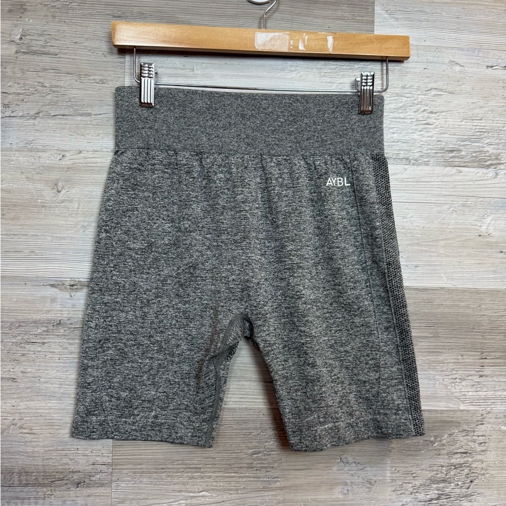 AYBL Empower Seamless Shorts - Black Marl - Size Large - Picture 14 of 14